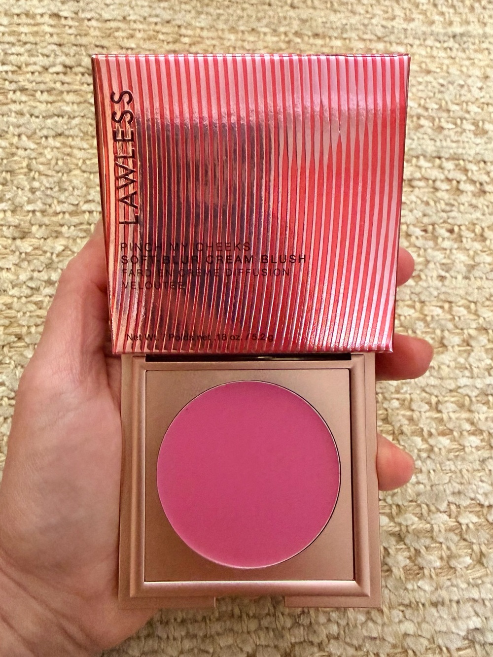 LAWLESS pinch my cheeks soft blur cream blush 
Cheeky